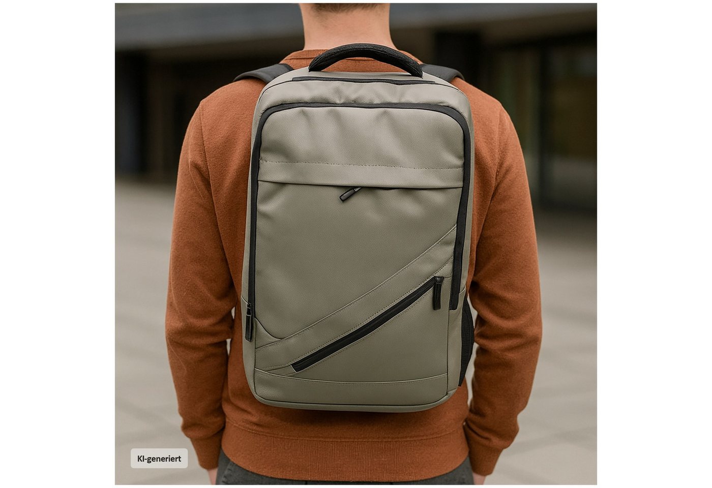 HTI-Living Rucksack Moderner Laptop-Rucksack 13 Liter (Stück, 1-tlg., 1 Rucksack), mit USB Anschluss