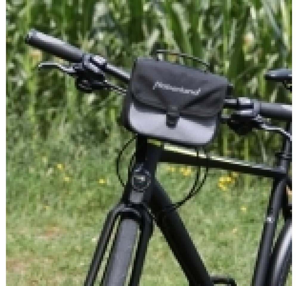 Haberland Fahrradtasche Haberland Lenkertasche 2l Einsteiger schw./silber - kompakte Fahrradta