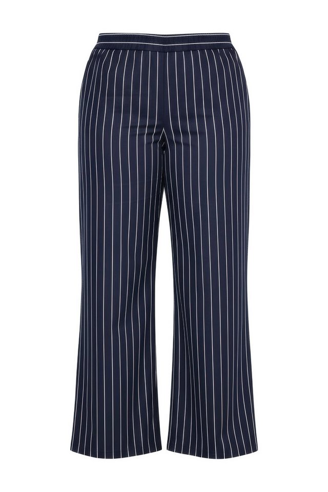 Angel of Style Funktionshose Hose weites Bein High Waist Nadelstreifen