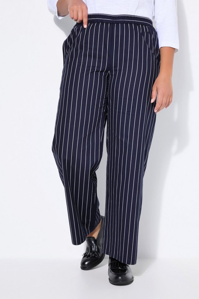 Angel of Style Funktionshose Hose weites Bein High Waist Nadelstreifen Bild 3