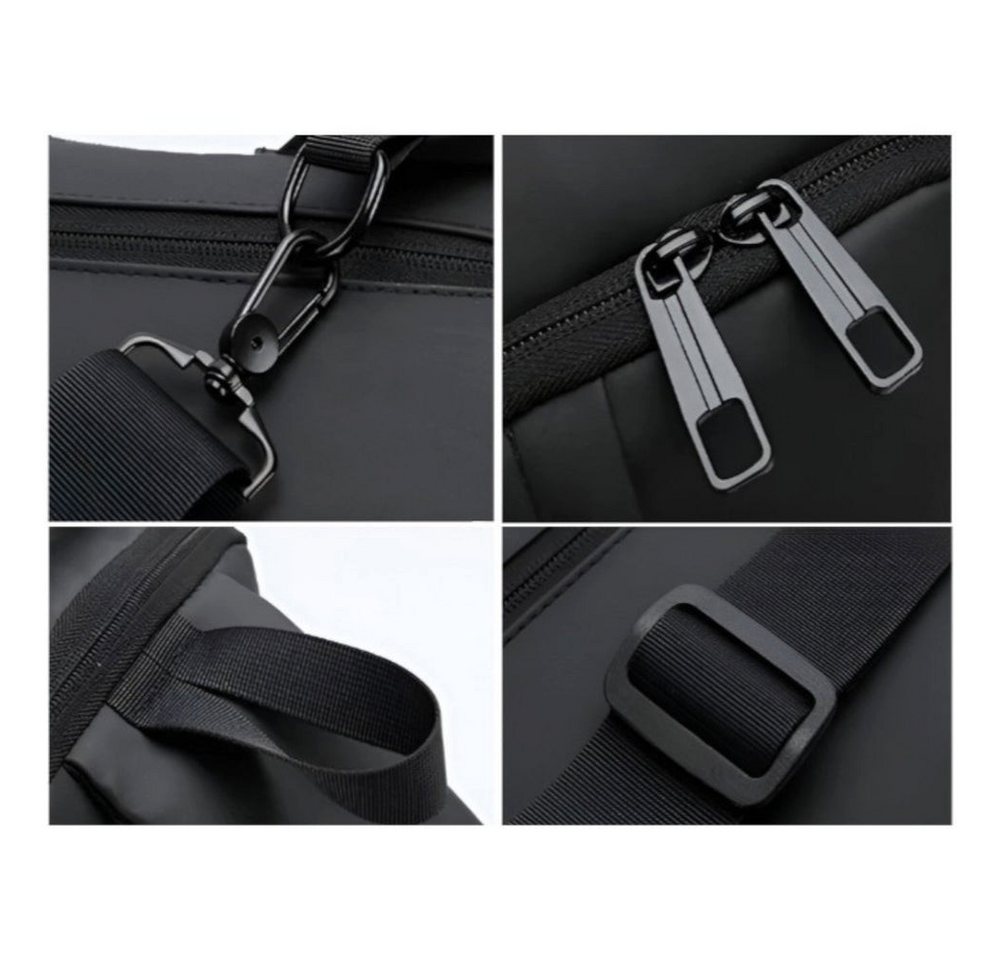 VERK GROUP Reiserucksack Stadtrucksack Sling Bag mit USB & Zahlenschloss - Wasserdicht Bild 4
