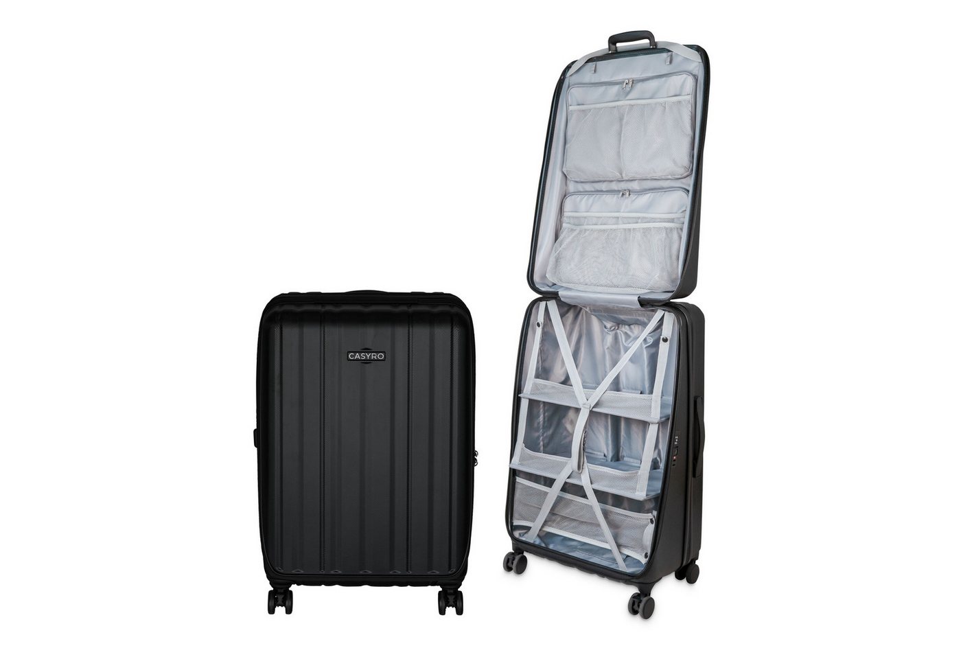 CASYRO Hartschalen-Trolley 2020811 Stand-UP 4.0 L Schrankkoffer ca.120L, 4 Rollen, Aufklappsystem Bild 4