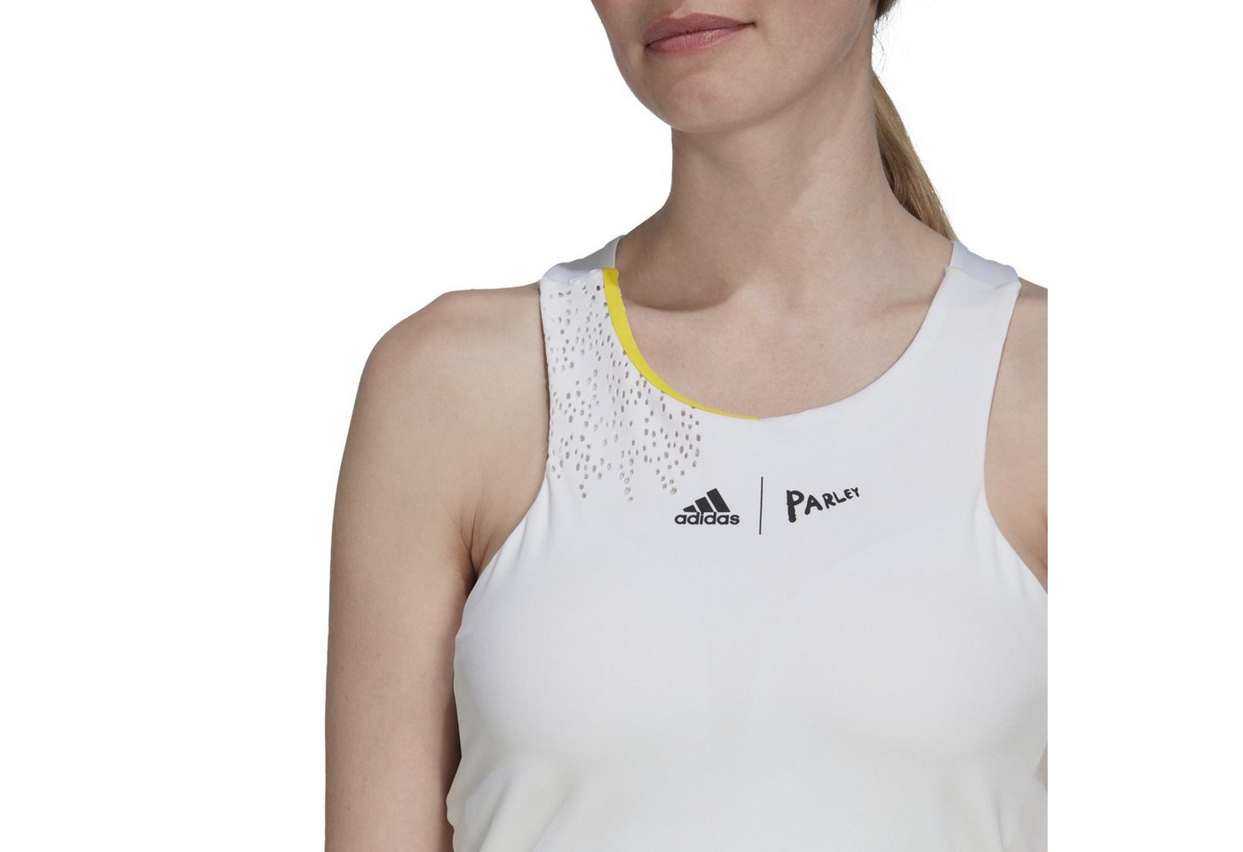 adidas Performance Tenniskleid London Parley (schmal, integrierte Tight) weiss Damen Bild 5