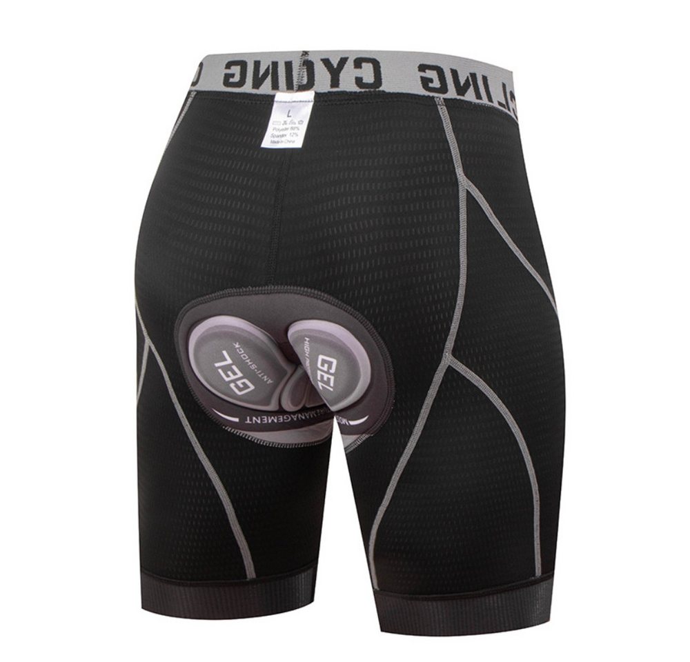 Blusmart Radlerhose Herren-Radunterwäsche-Shorts, 5D-gepolstert (Liner-Shorts mit rutschfesten Beingriffen, Stoßfest, atmungsaktiv, Schnelltrocknend, elastisch) Für Sport, Reiten, Fahrrad, Fahrrad, MTB Bild 2