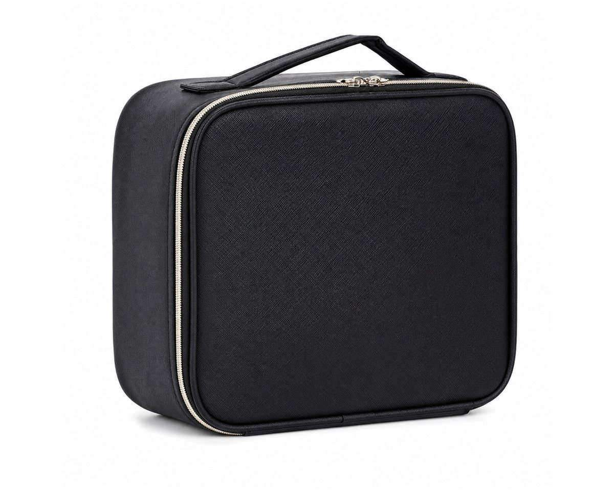 R2 Invest Kosmetikkoffer mit LED Spiegel Reise Kosmetiktasche Organizer