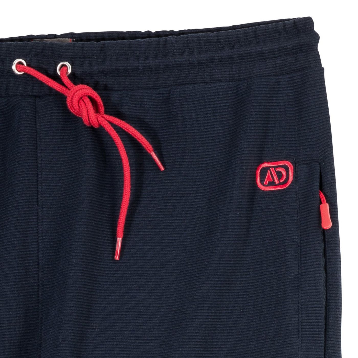 ADAMO Jogg-Bermudas Adamo kurze Jogginghose Übergröße navy gerippt