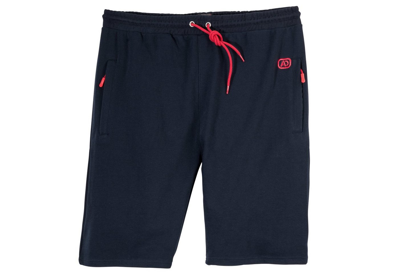 ADAMO Jogg-Bermudas Adamo kurze Jogginghose Übergröße navy gerippt Bild 2