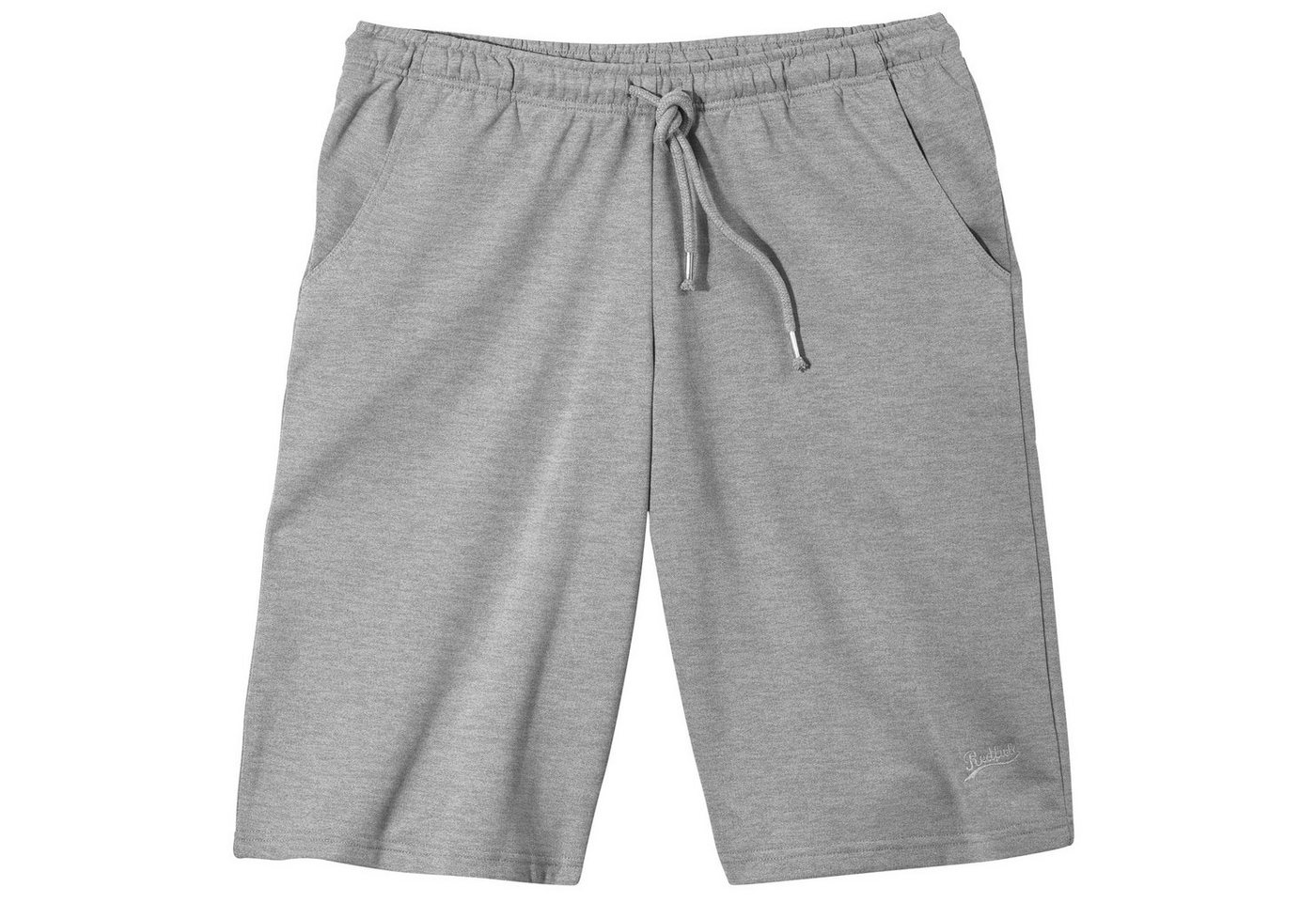 redfield Jogg-Bermudas Redfield Joggingbermuda Übergröße grau melange