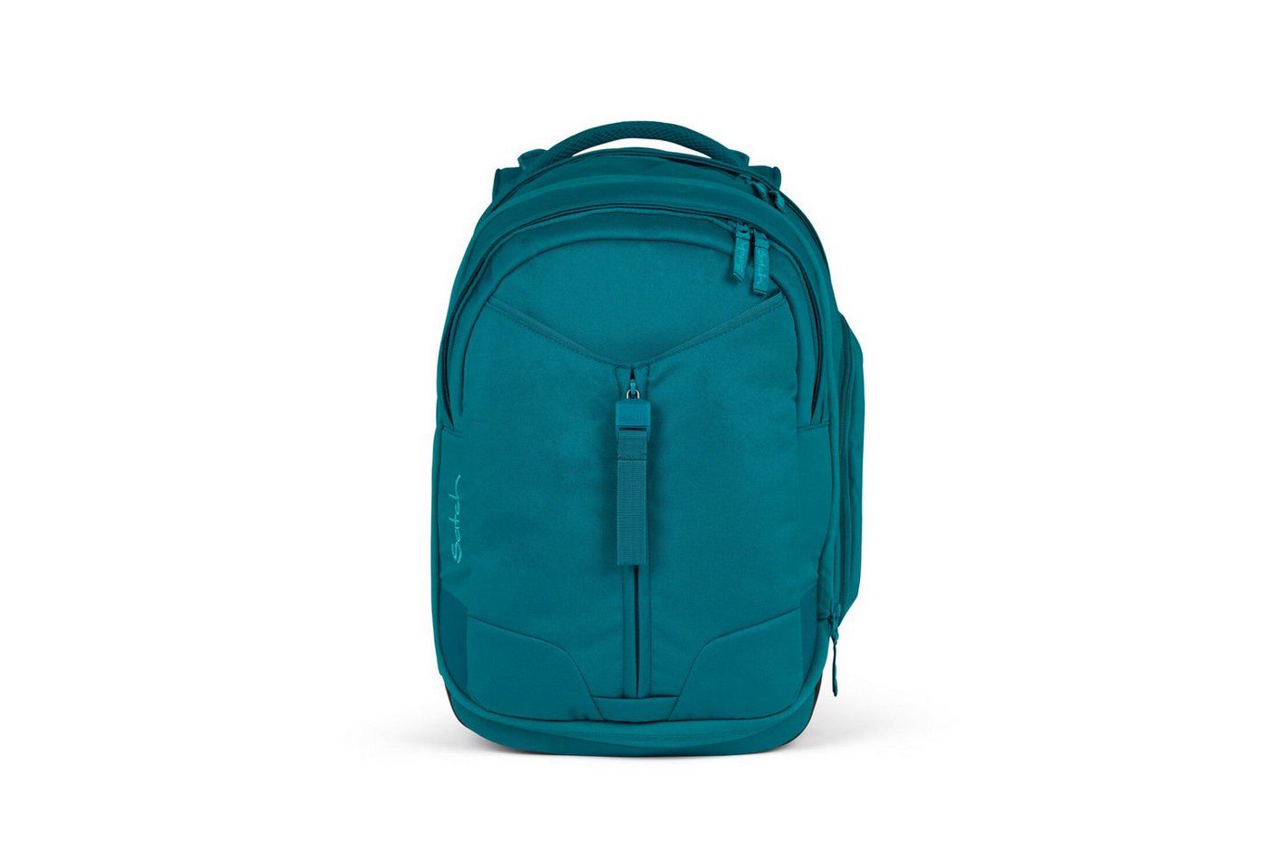 Satch Schulranzen Schulrucksack-Set MATCH Deep Petrol 3-teilig, Kollektion 2024 (3-teilig), Laptop-Fach, Your-Size-System, Schulranzen Bild 4