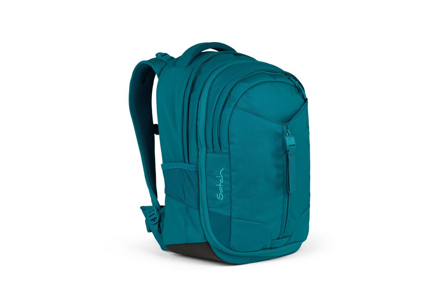 Satch Schulranzen Schulrucksack-Set MATCH Deep Petrol 3-teilig, Kollektion 2024 (3-teilig), Laptop-Fach, Your-Size-System, Schulranzen Bild 5