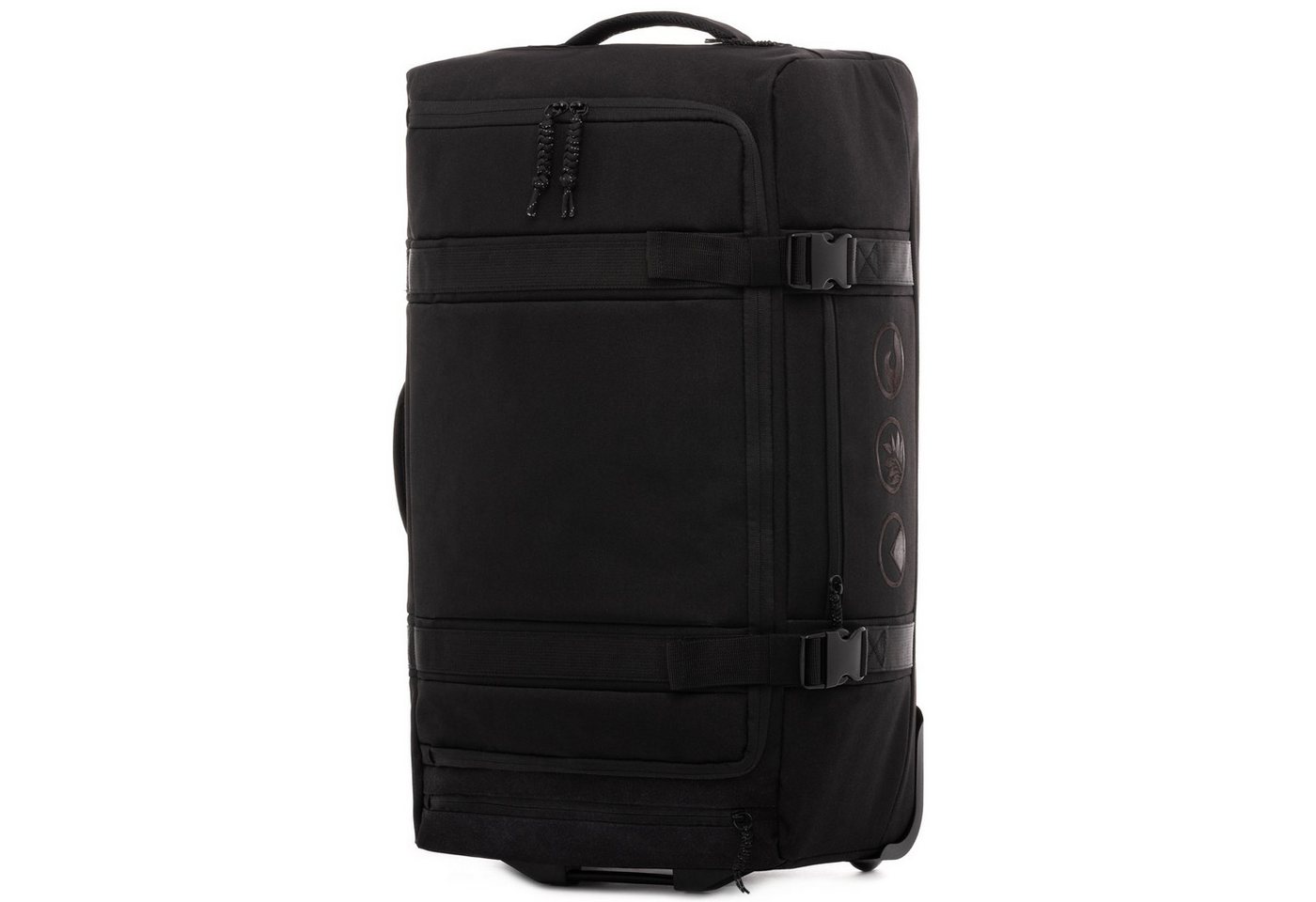 SONS OF ALOHA Reisetasche Reisetasche mit Rollen groß Duffle bag Zoll schwarz, Reisetasche mit Rollen aus wasserabweisendem recyceltem Plastik