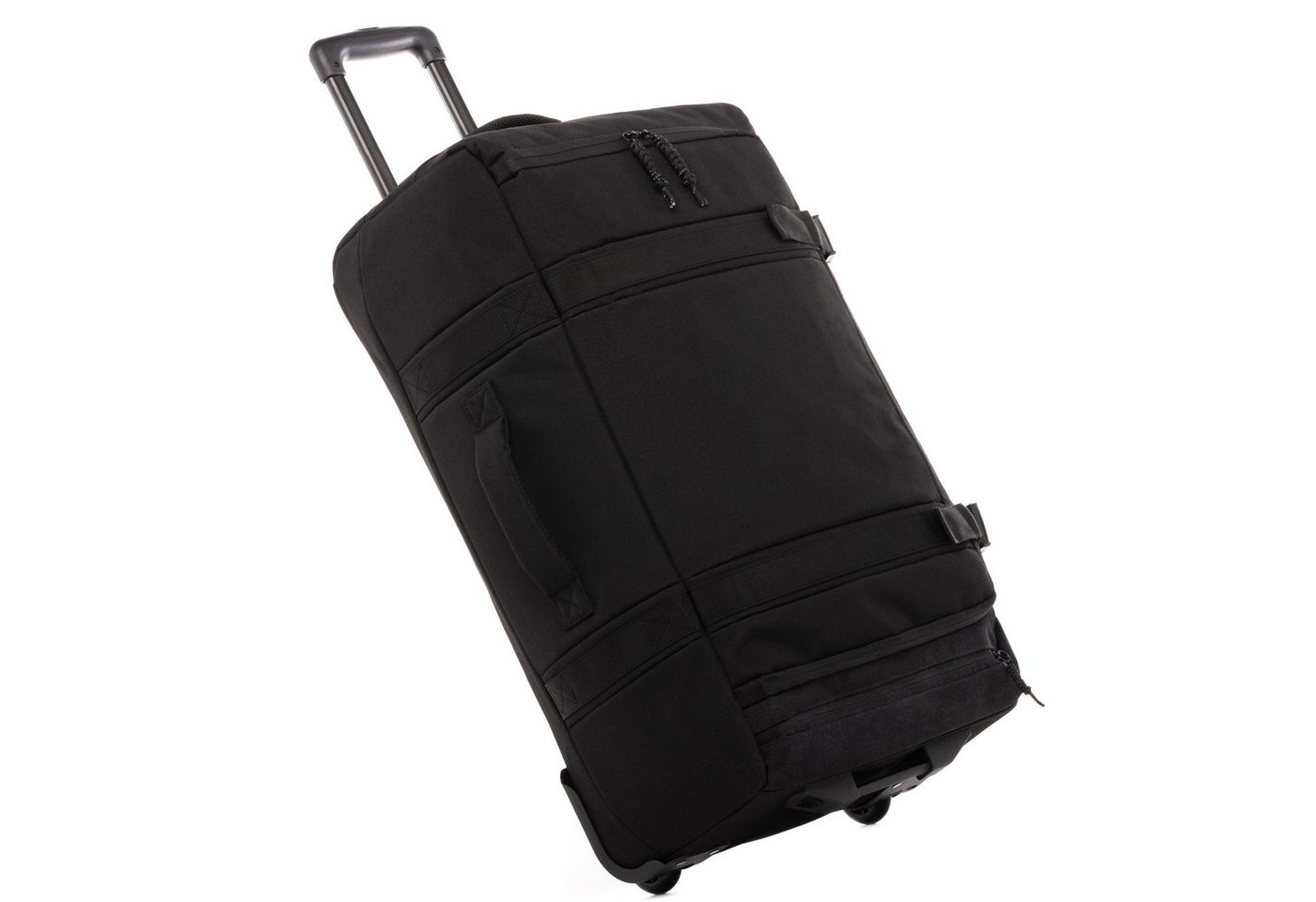 SONS OF ALOHA Reisetasche Reisetasche mit Rollen groß Duffle bag Zoll schwarz, Reisetasche mit Rollen aus wasserabweisendem recyceltem Plastik Bild 4