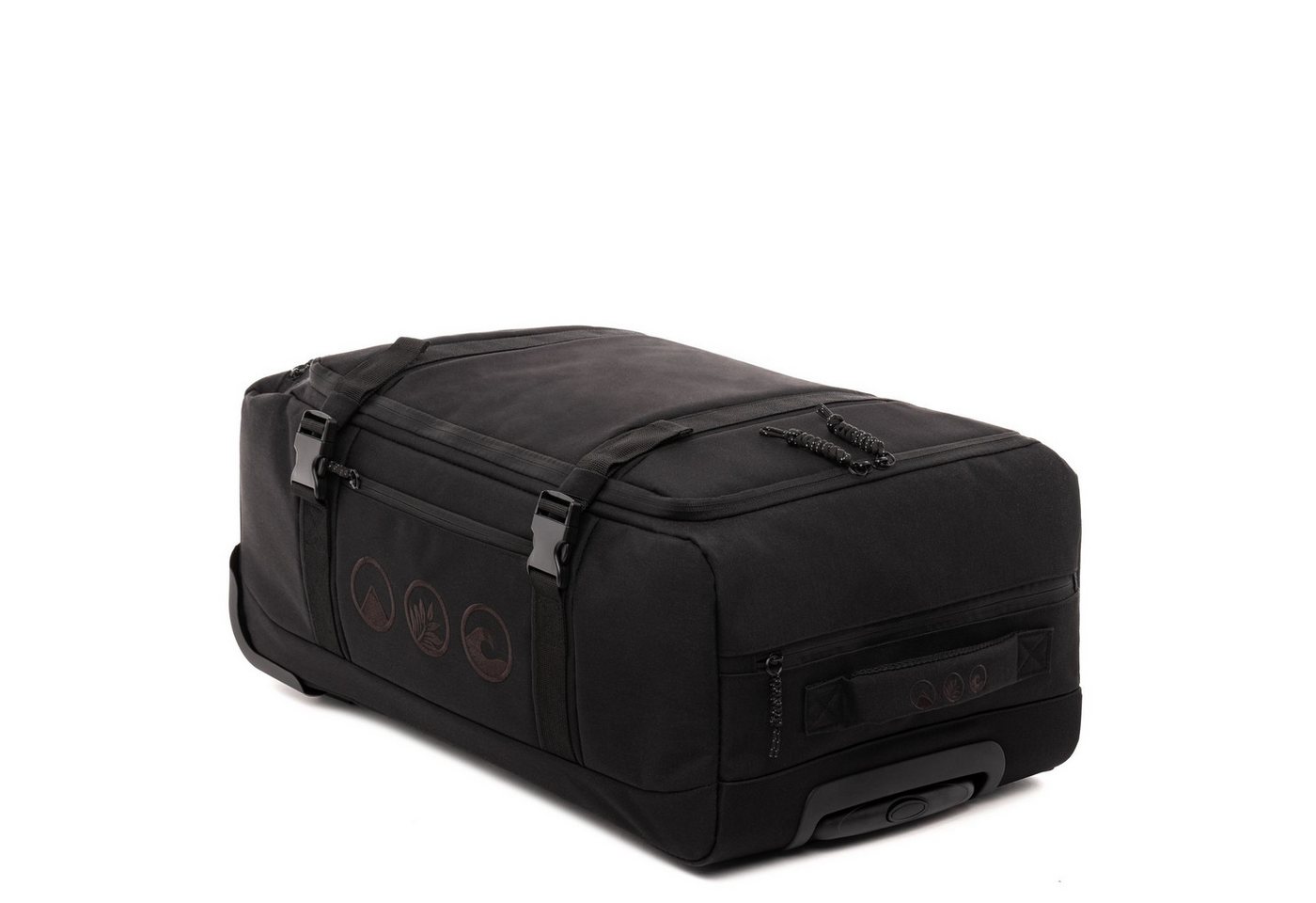 SONS OF ALOHA Reisetasche Reisetasche mit Rollen groß Duffle bag Zoll schwarz, Reisetasche mit Rollen aus wasserabweisendem recyceltem Plastik Bild 5