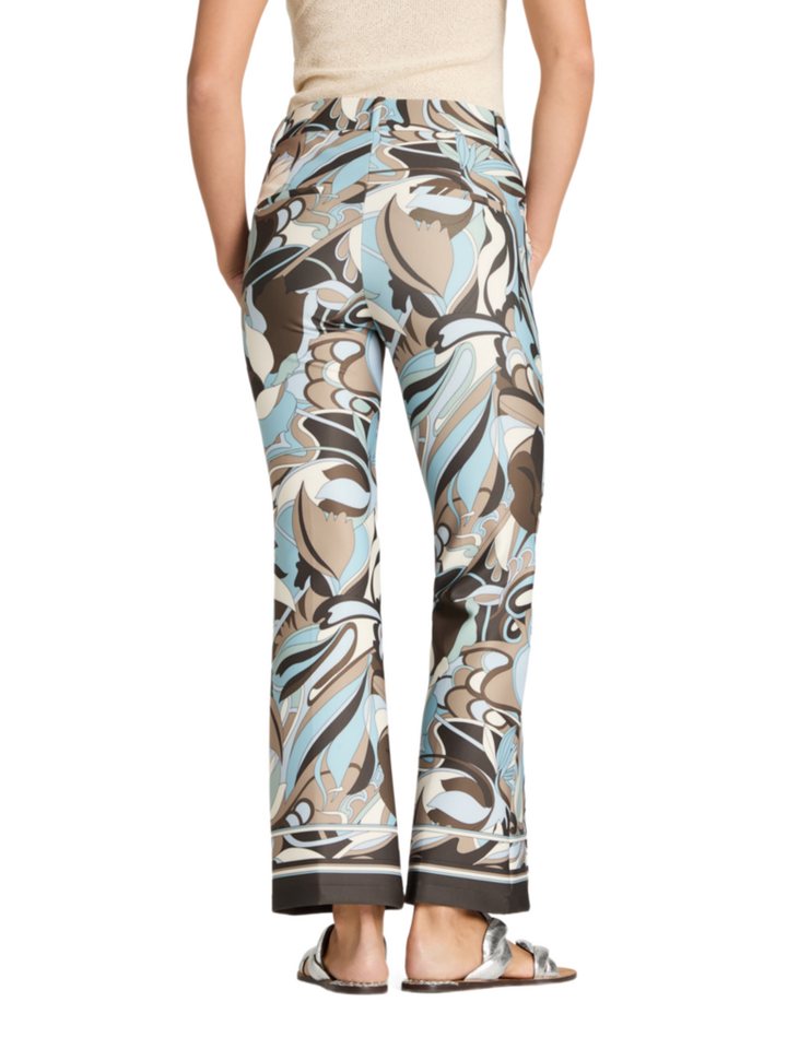 Cambio Stoffhose bunt,Freizeit,Polyester,Allover-Print,Wide Leg Bild 3