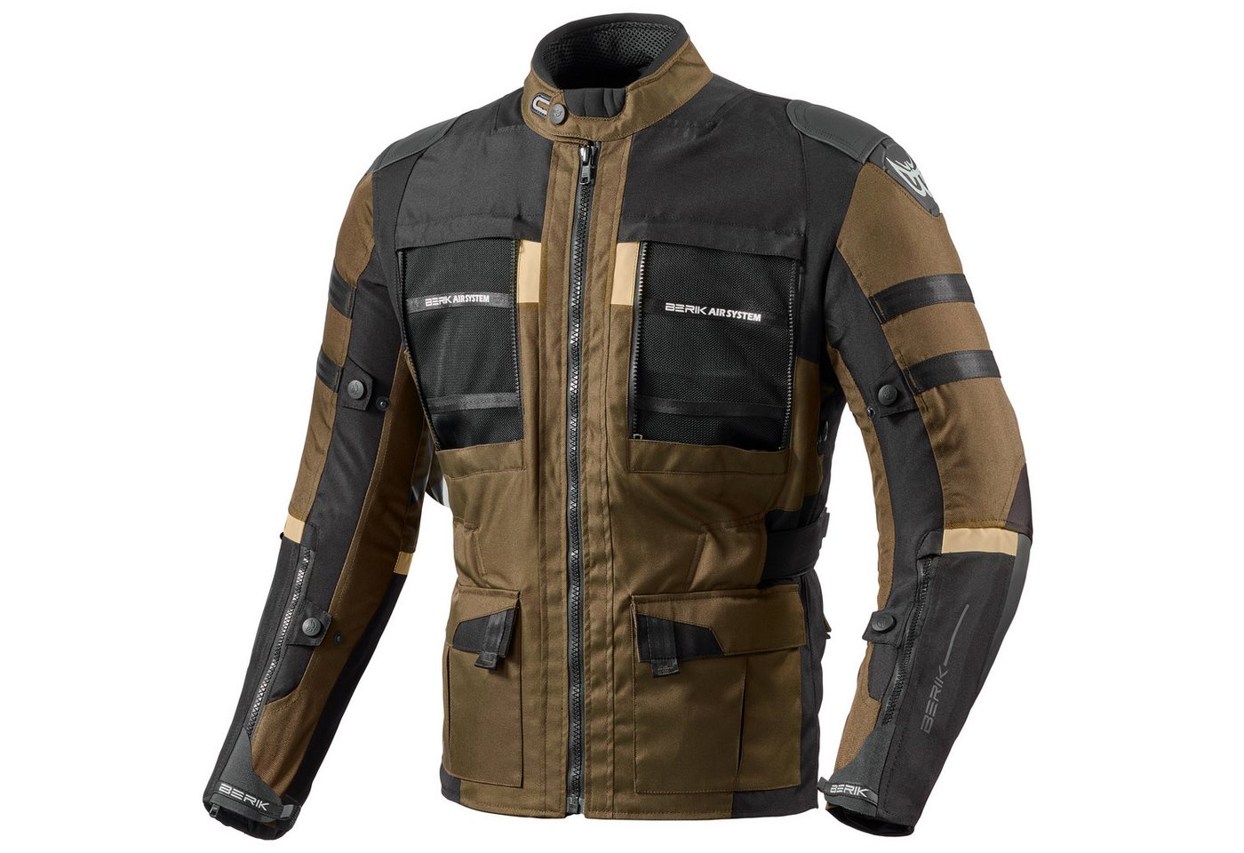 Berik Motorradjacke Absolute Zero RX wasserdichte Motorrad Textiljacke Verbindungsreißverschluss,Ellenbogenprotektoren enthalten,Schulte Bild 4