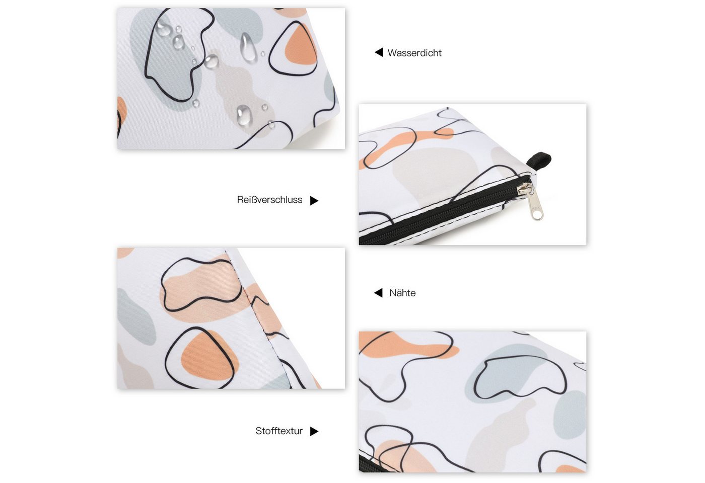 Miss Lulu Kosmetiktasche Reise Make up Tasche Kulturbeutel Organizer für Damen Bild 3