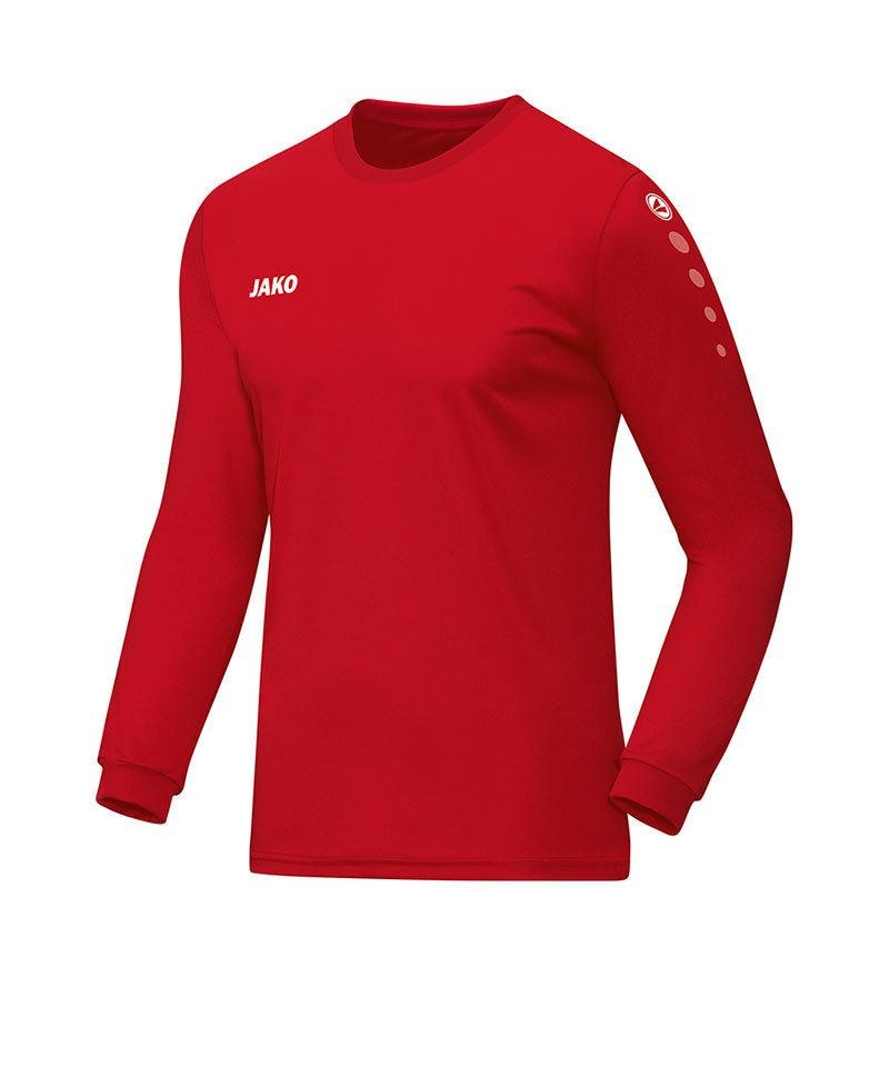 Jako Fußballtrikot Team Trikot langarm Kids Weiß (1-tlg) default Bild 2