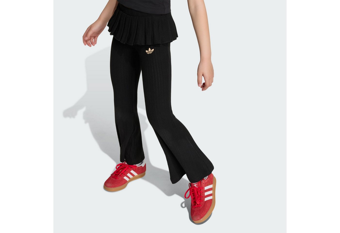 adidas Originals Trainingsanzug SLIM KNITTED T-SHIRT UND LEGGINGS SET (1-tlg) Bild 4