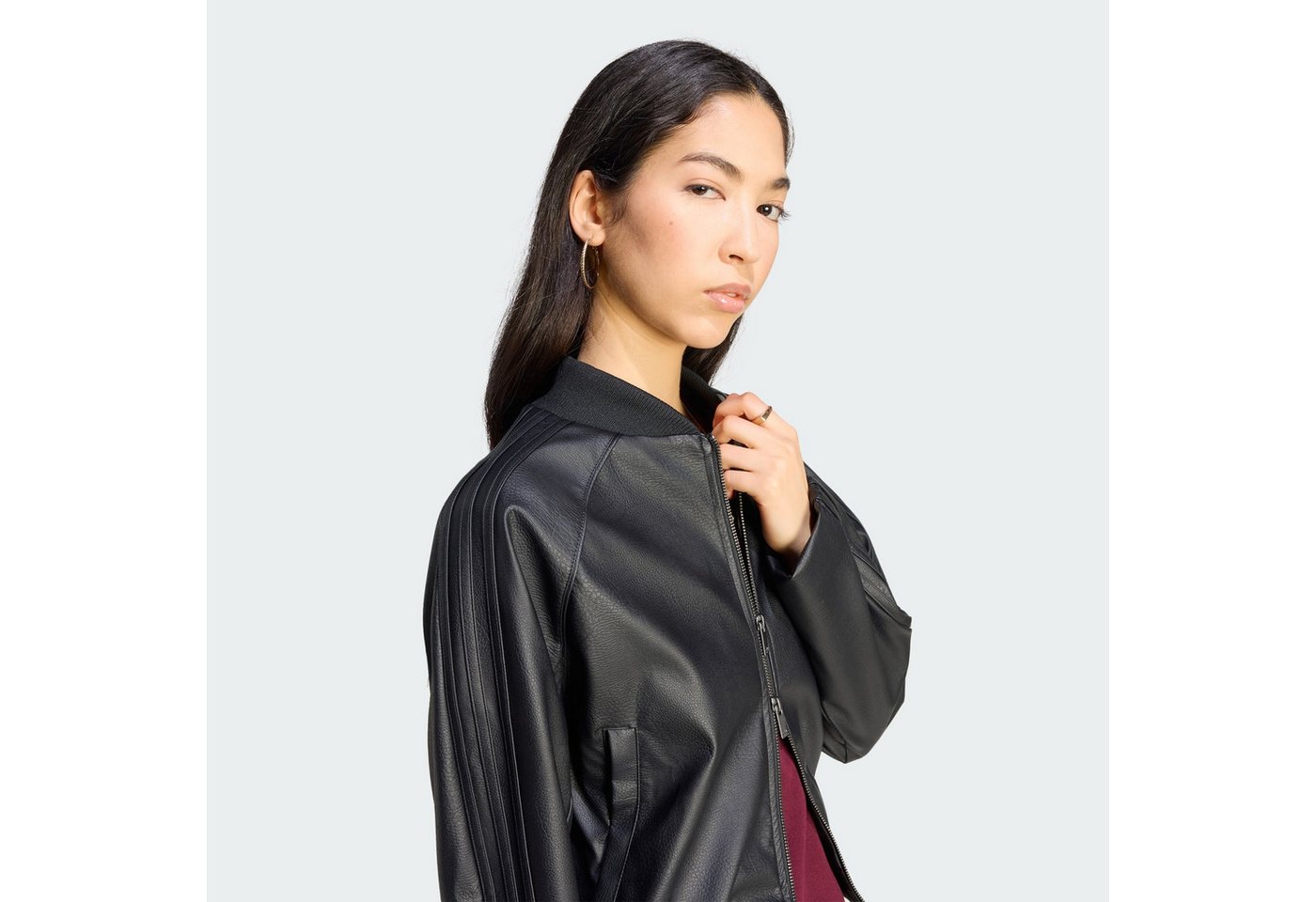 adidas Originals Trainingsjacke SST ORIGINALS JACKE KUNSTLEDER (1-St) Bild 5