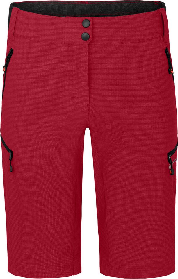 Bergson Fahrradhose VALLI Bermuda Damen Radshorts, robust, elastisch, Normalgrößen, rot Bild 4