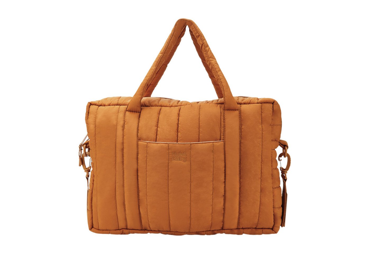 Hylat Baby Wickeltasche Wickeltasche - gesteppte Tasche für Windeln und Kindersachen - Braun (1-tlg), Gesteppte Tasche für Windeln und Kindersachen - Braun Bild 4