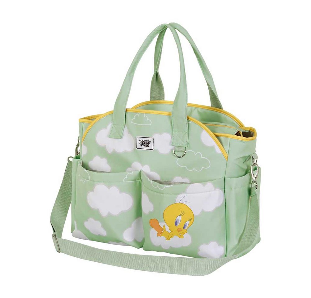 Karactermania Wickeltasche Looney Tunes Tweety Kinderwagentasche Babytasche Mamatasche Mommybag, für Mama und Papa unterwegs, genügend Platz Bild 4
