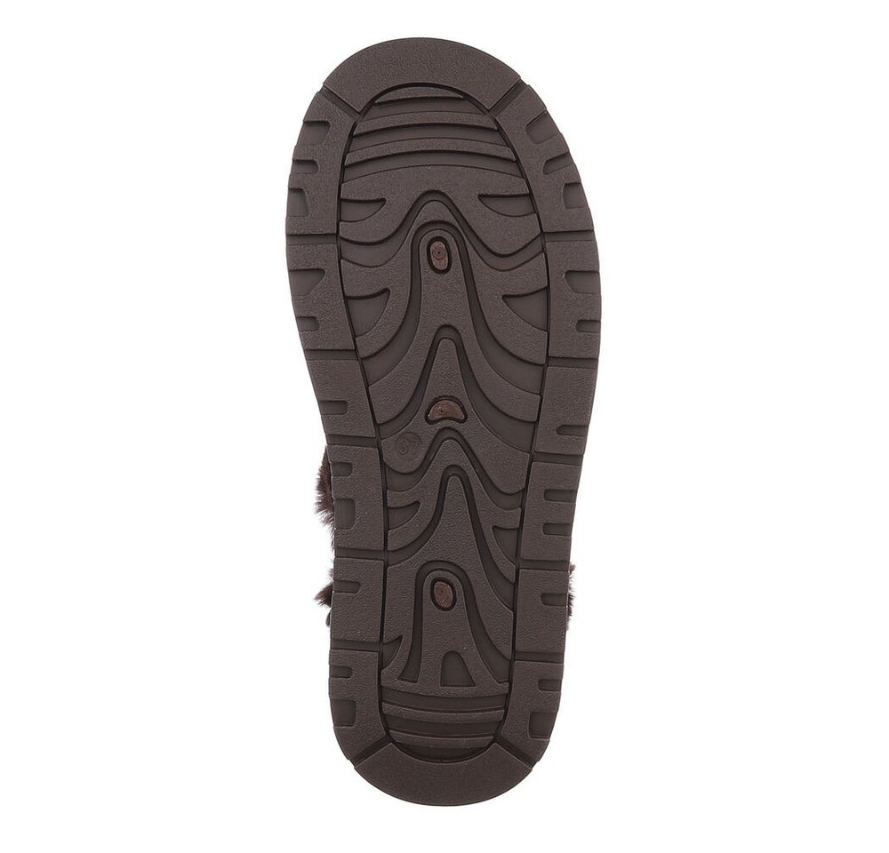 Ital-Design Damen Snowboots Freizeit Snowboots (87451998) Flach Stiefeletten in Braun