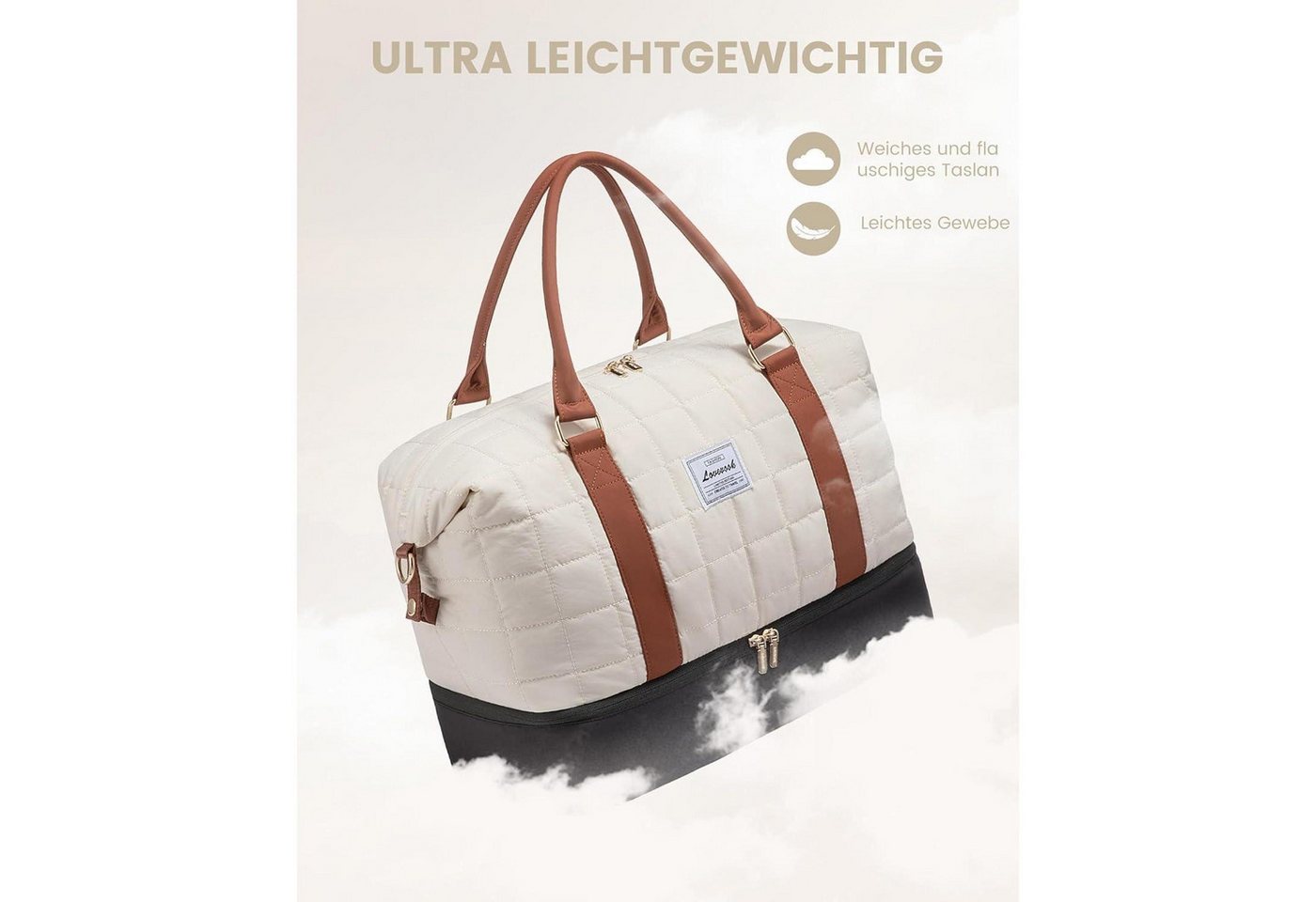 LuxusKollektion Weekender Große Damen Reisetasche mit Bild 3