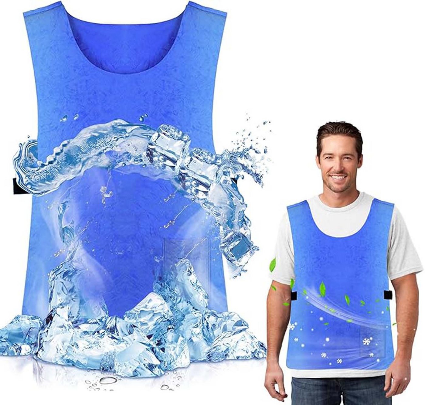 nsihing Funktionsweste Kühlweste – Sommer-Kühlgilet für Damen und Herren Bild 2