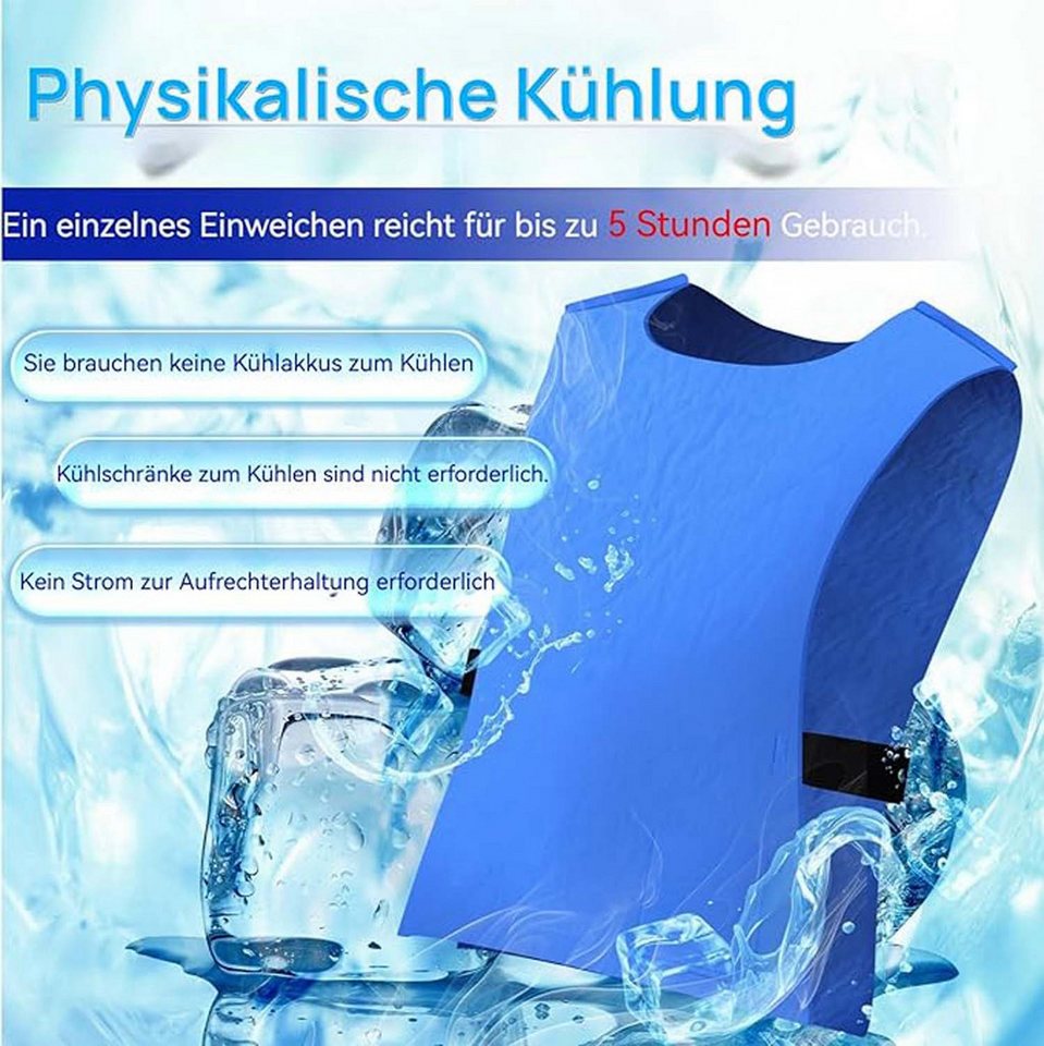 nsihing Funktionsweste Kühlweste – Sommer-Kühlgilet für Damen und Herren Bild 4