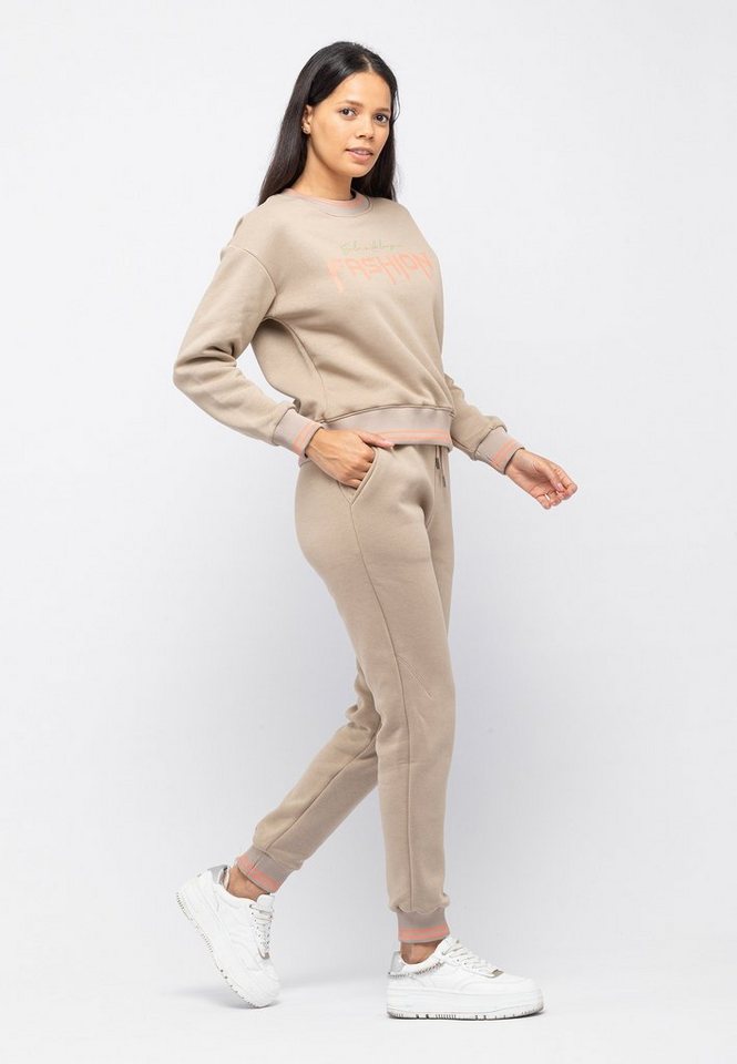 Tom Barron Trainingsanzug Tom Barron Tracksuit With Fashion Print, mit modernem Design