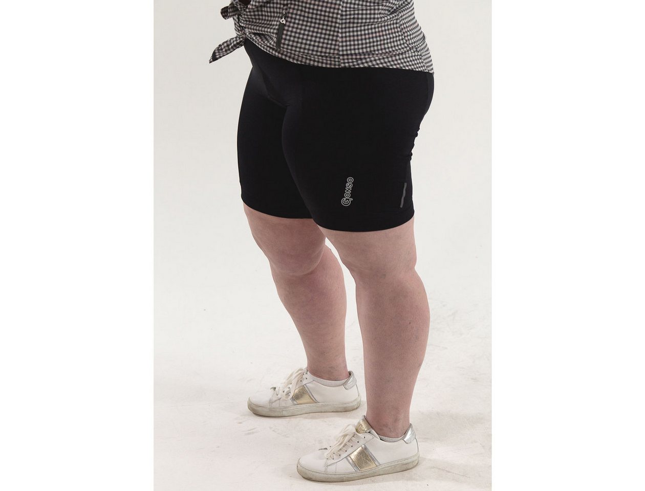 RennerXXL Fahrradhose Gonso Silvie Rad Unterhose Damen mit SITZPOLSTER große Größen Silberionen-Technologie für Geruchshemmung Bild 3