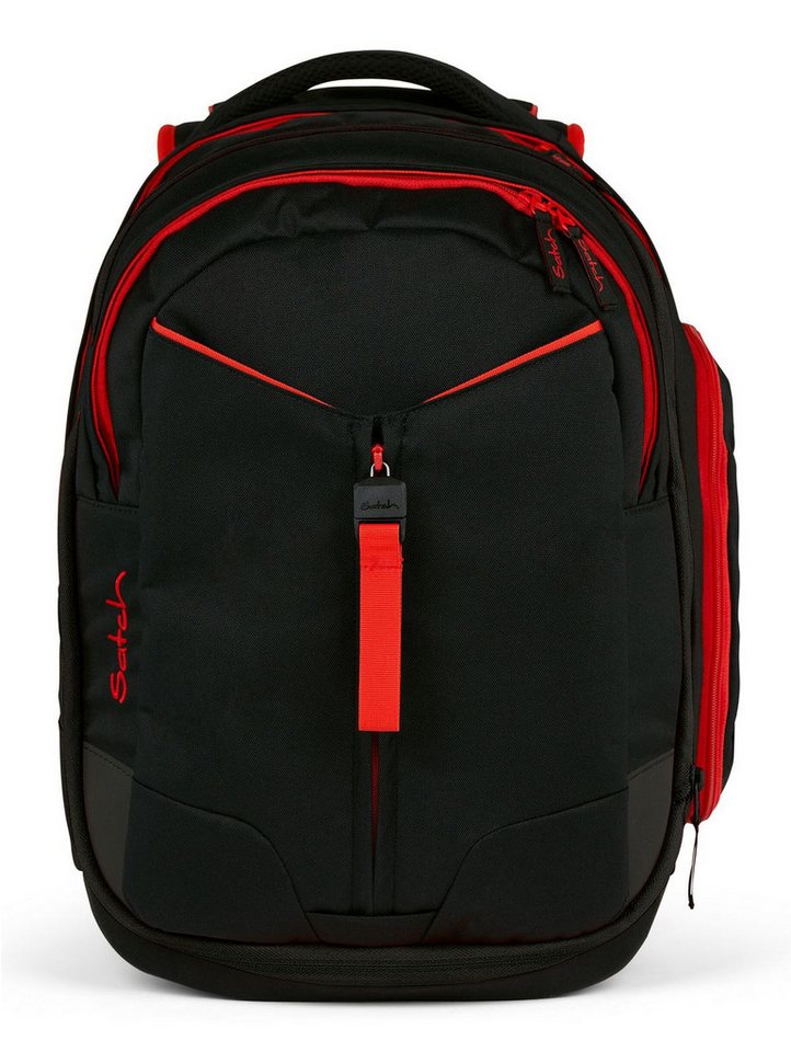 Satch Schulranzen Schulrucksack MATCH Fire Phantom, Kollektion 2024 (1 Stück), Laptop-Fach, Your-Size-System, Schulranzen Bild 2