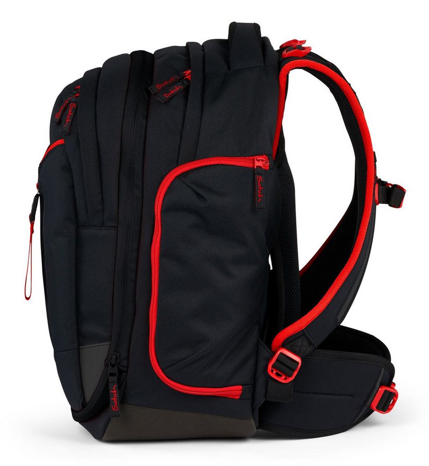 Satch Schulranzen Schulrucksack MATCH Fire Phantom, Kollektion 2024 (1 Stück), Laptop-Fach, Your-Size-System, Schulranzen Bild 4