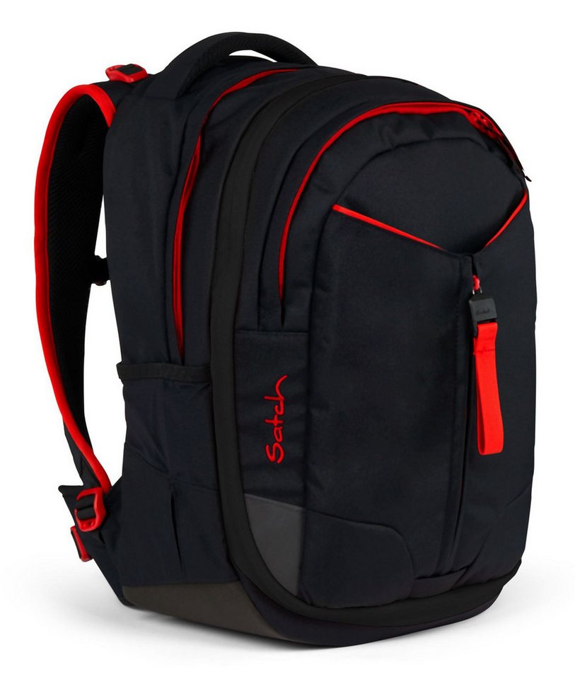 Satch Schulranzen Schulrucksack MATCH Fire Phantom, Kollektion 2024 (1 Stück), Laptop-Fach, Your-Size-System, Schulranzen Bild 5