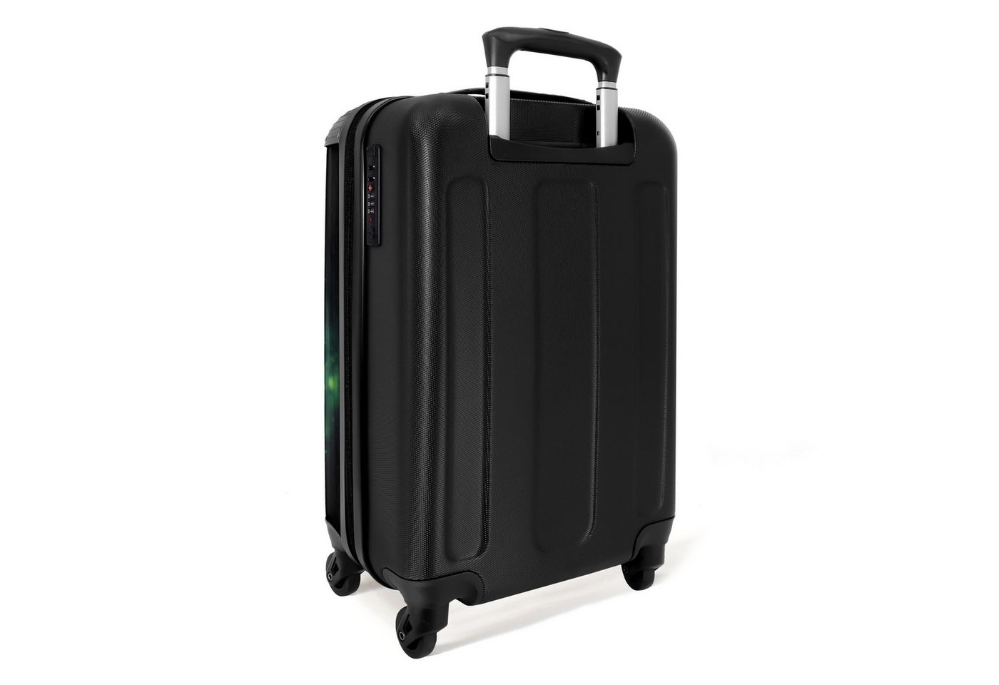 NoBoringSuitcases.com© Kinderkoffer Fußball - Grün 55x35x20cm, 4 Rollen, Kinder Koffer Klein, Trolley Handgepäck, Reisekoffer Bild 5