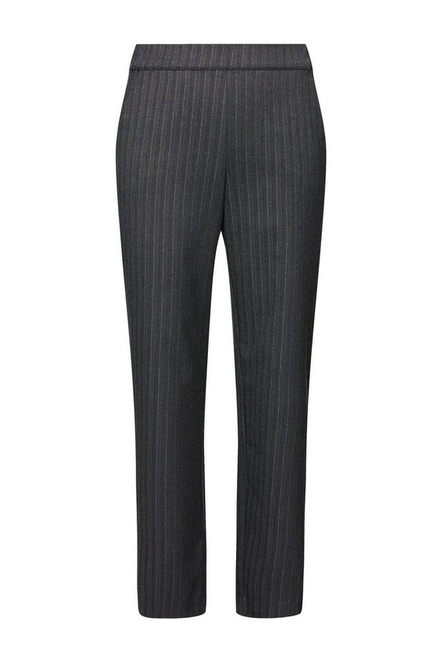 Ulla Popken Funktionshose Hose Fischgratmuster Lurex weites Bein Komfortbund Bild 4