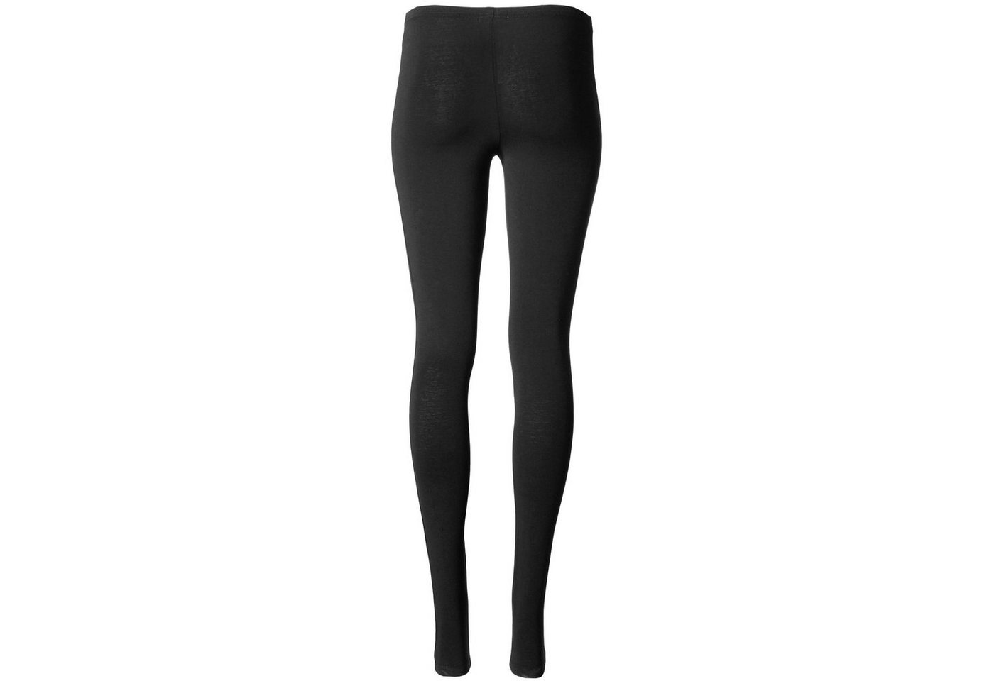 dressforfun Leggings Enghose, Für viele Outfits & Auftritte, Einfarbige Leggings für (Stretchhose, Konfektionsgröße XXL in schwarz) Dehnbares und strapazierfähiges Material, Elastischer Gummibund