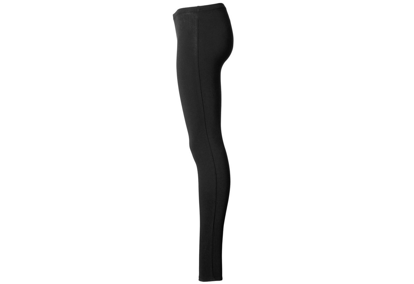 dressforfun Leggings Enghose, Für viele Outfits & Auftritte, Einfarbige Leggings für (Stretchhose, Konfektionsgröße XXL in schwarz) Dehnbares und strapazierfähiges Material, Elastischer Gummibund Bild 3