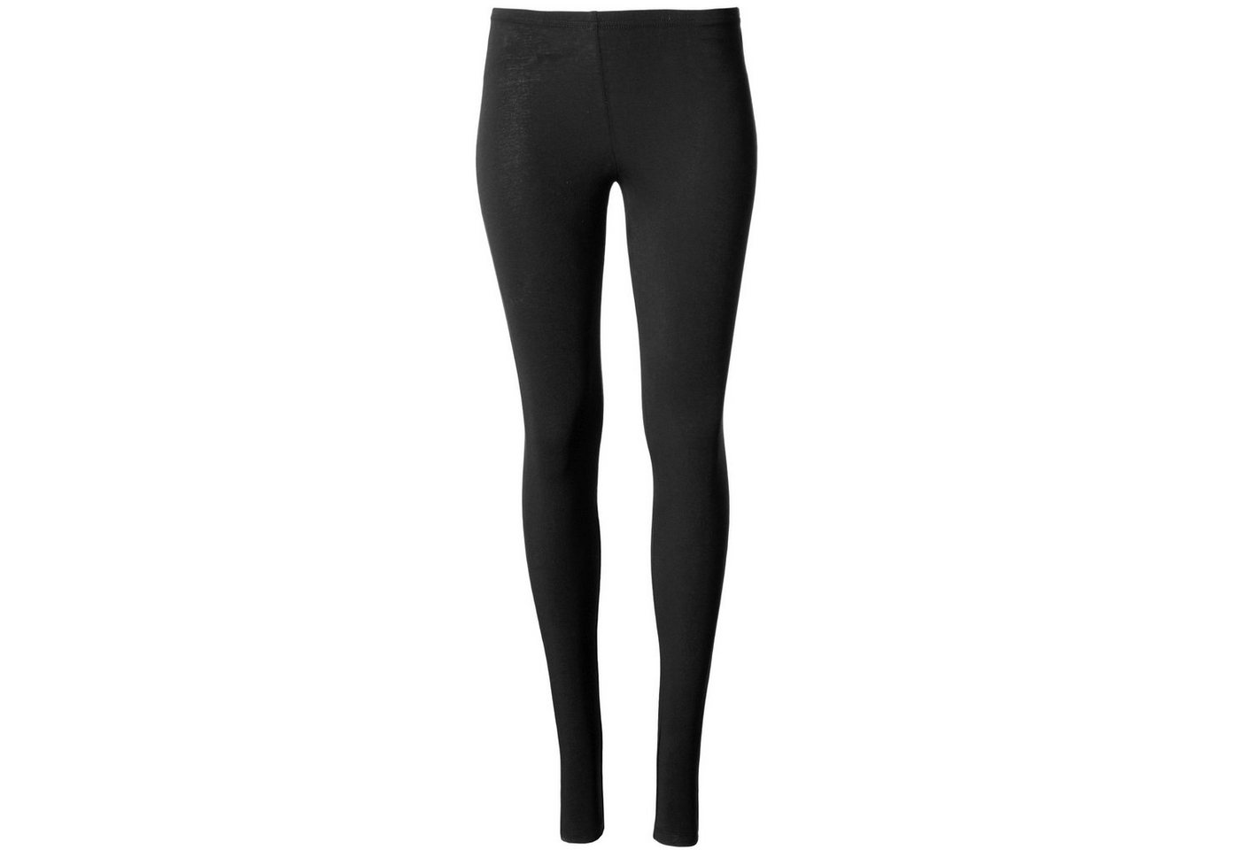 dressforfun Leggings Enghose, Für viele Outfits & Auftritte, Einfarbige Leggings für (Stretchhose, Konfektionsgröße XXL in schwarz) Dehnbares und strapazierfähiges Material, Elastischer Gummibund Bild 4