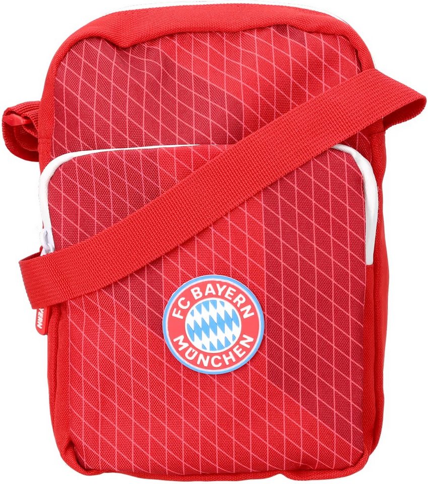 FC Bayern München Sporttasche FC Bayern München I Schultertasche I Umhängetasche I Unisex I Rot