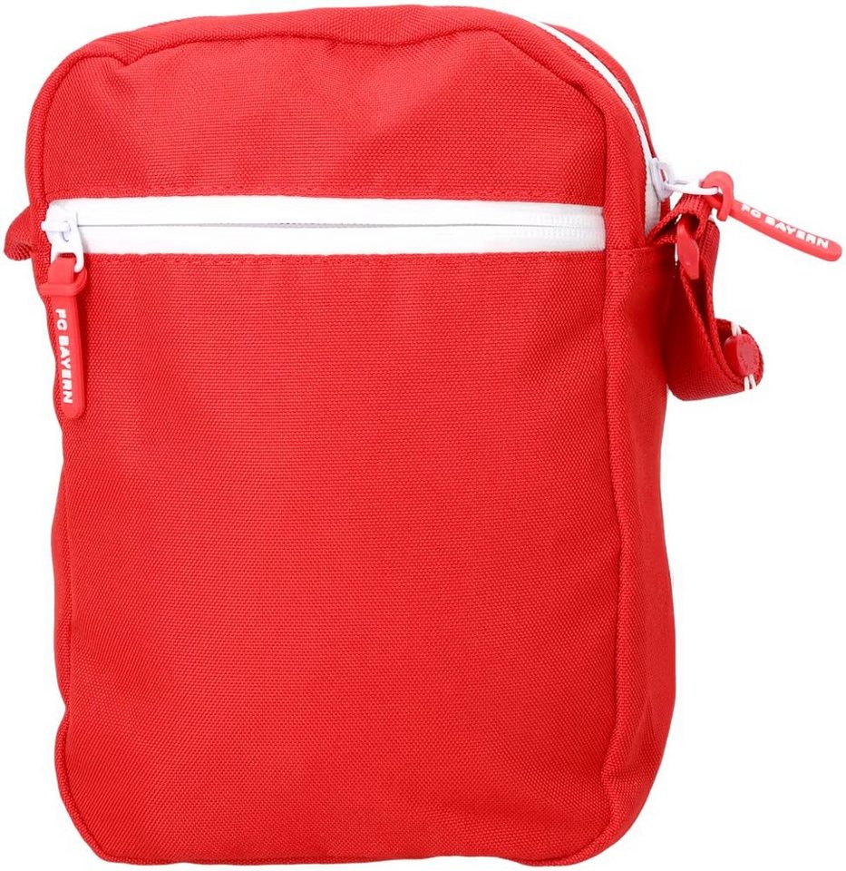 FC Bayern München Sporttasche FC Bayern München I Schultertasche I Umhängetasche I Unisex I Rot Bild 3