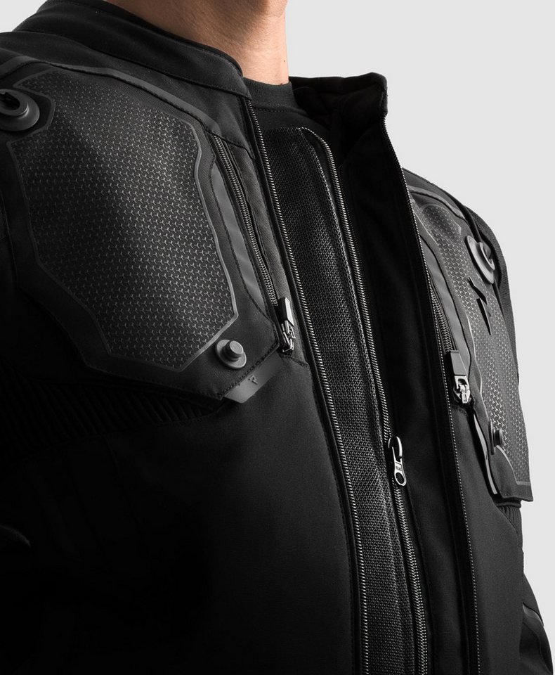 Rebelhorn Motorradjacke Borg 2 wasserdichte Motorrad Textiljacke Rückenprotektor enthalten,Verbindungsreißverschluss,Ellenbogenpro Bild 4