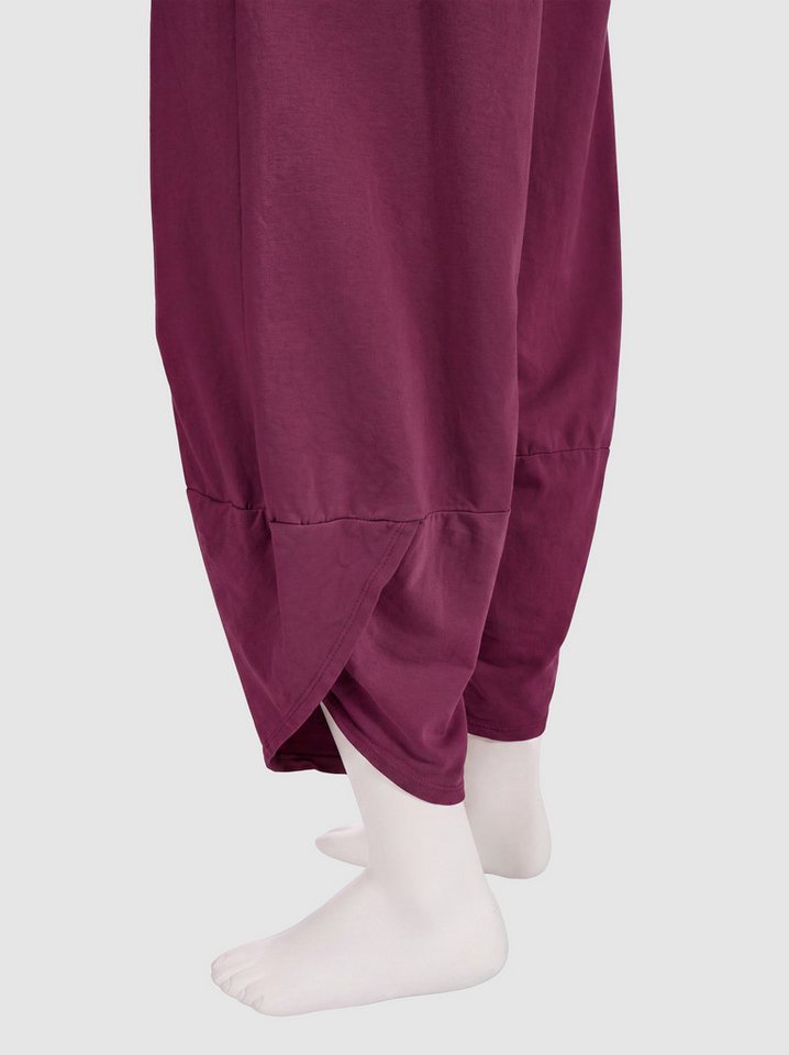 PEKIVESSA Jogginganzug Oversized Kurzarm Sweatanzug Set mit 7/8-Hose (2-tlg), Sweatshirt & Sweatpants 2-tlg. Bild 4