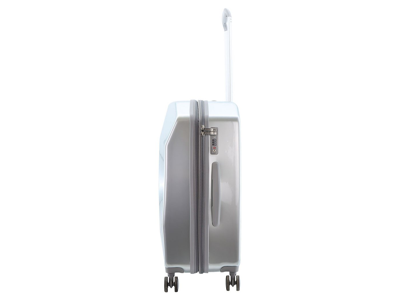 Elle Hartschalen-Trolley Koffer Diamond Spinner Trolley Gr. M Silver, TSA-Zahlenschloss Bild 5