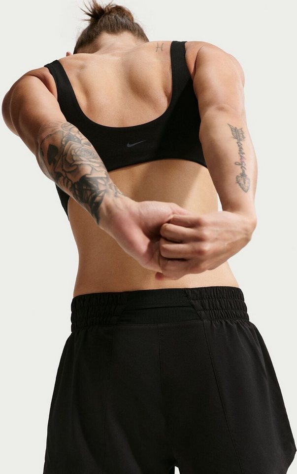 Nike Sporthose W NK ONE DF HR 3IN 2N1 SHORT BLACK/WHITE Bild 5
