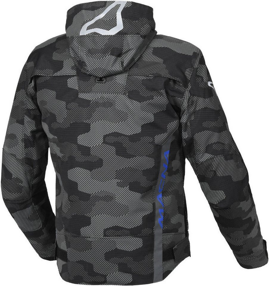 Macna Motorradjacke Riggor Camo wasserdichte Motorrad Textiljacke herausnehmbare Membrane,wasserdicht