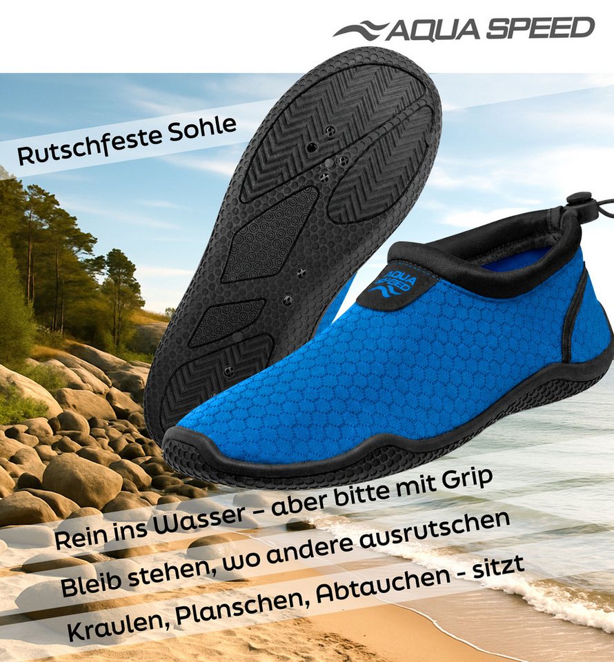 Aqua Speed 30-Aqua Shoe modische Aqua Schuhe + Microfaserhandtuch Wasserschuh