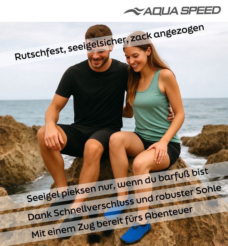 Aqua Speed 30-Aqua Shoe modische Aqua Schuhe + Microfaserhandtuch Wasserschuh Bild 3