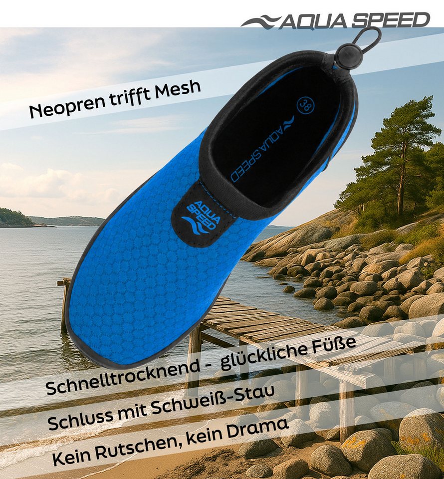 Aqua Speed 30-Aqua Shoe modische Aqua Schuhe + Microfaserhandtuch Wasserschuh Bild 4
